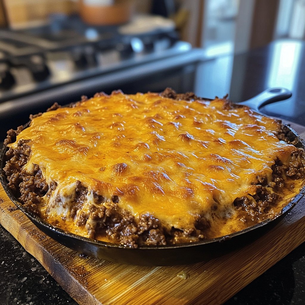 Ground Beef Skillet Rustic
