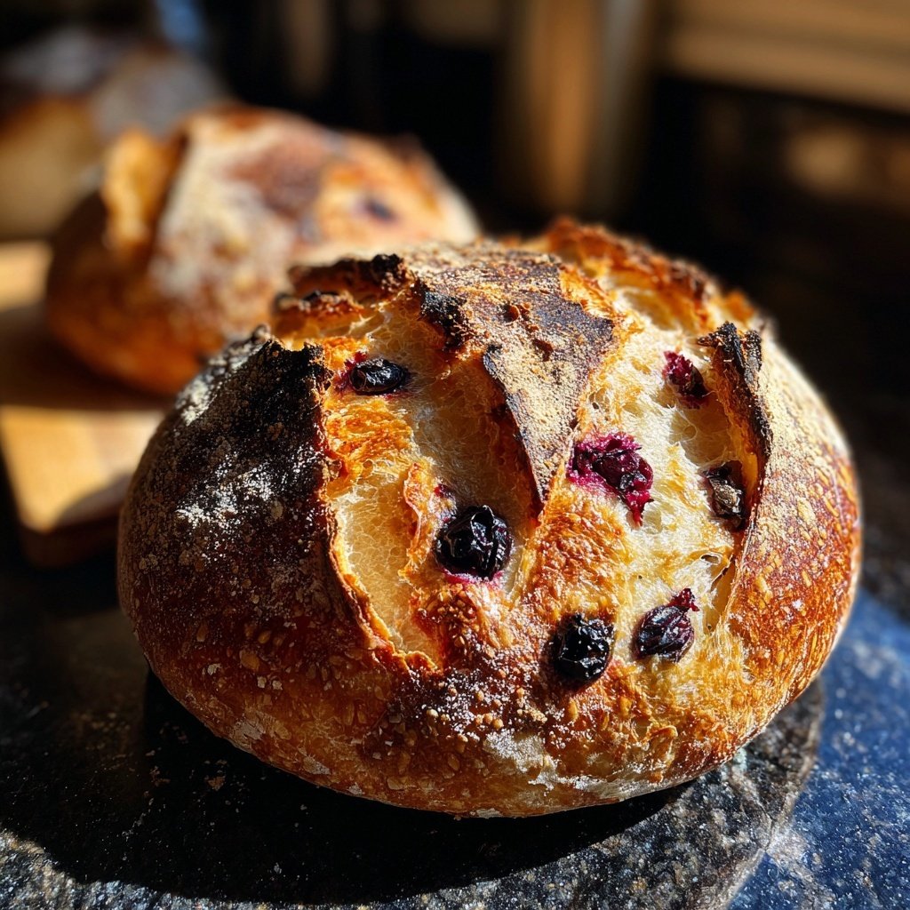Lemon Blueberry Sourdough Bread Easy Method