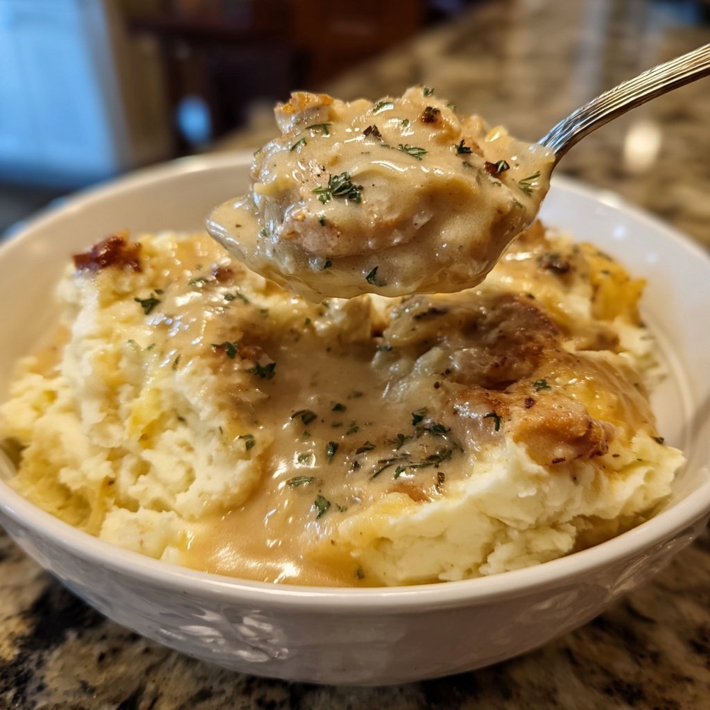 Comfort Food Chicken And Mashed Potatoes