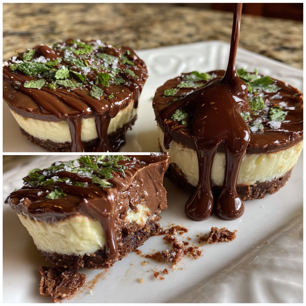 Chocolate Mint Dessert Cups