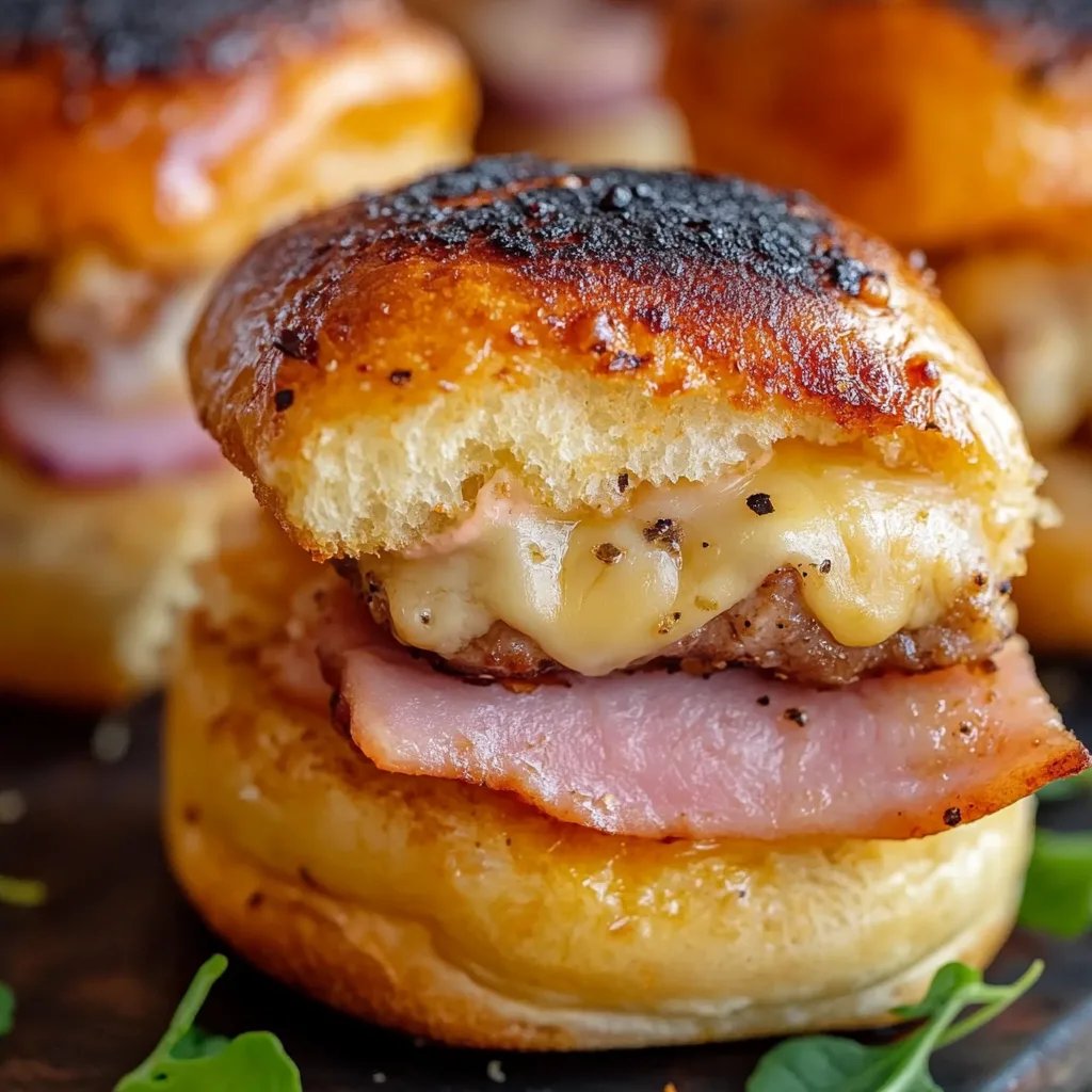 Ham and Havarti Cheese Sliders