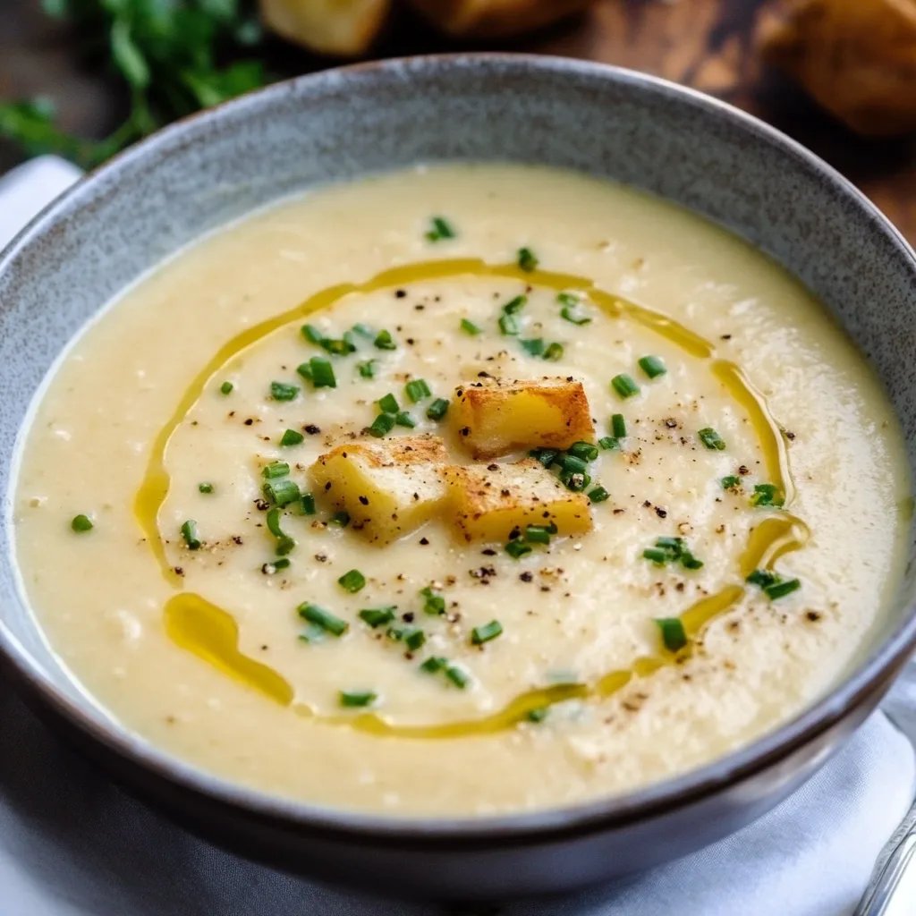 Julia Child's Creamy Potato Leek Soup