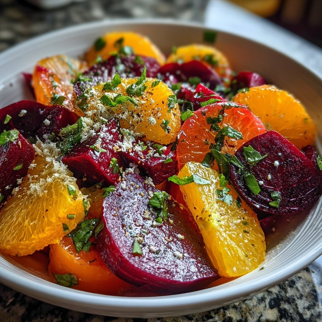 Roasted Beet and Orange Salad