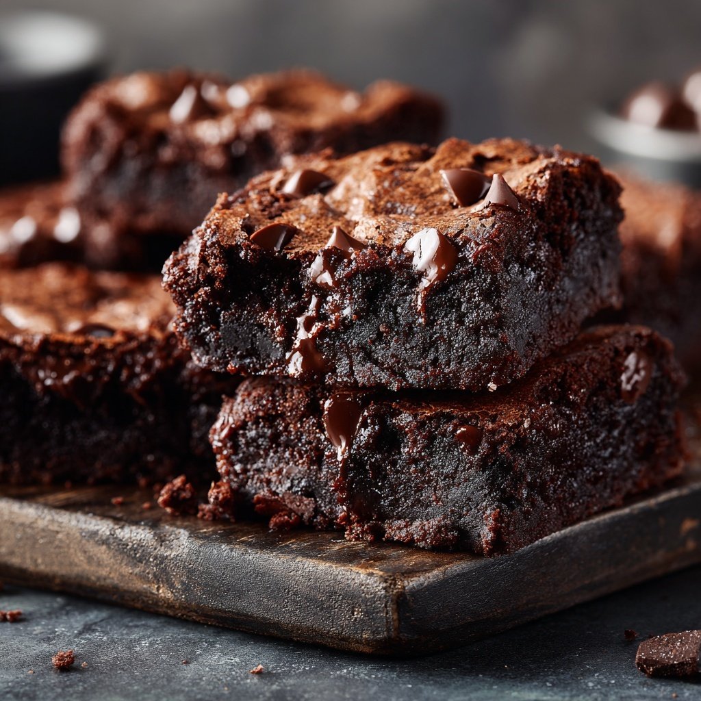 Fudgy Discard Brownies With Cocoa