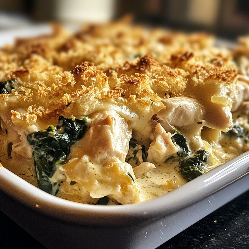 Creamy Low Carb Chicken Casserole