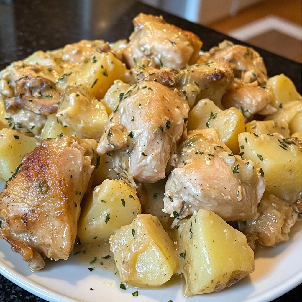 Dump-and-Go Crockpot Chicken and Potatoes