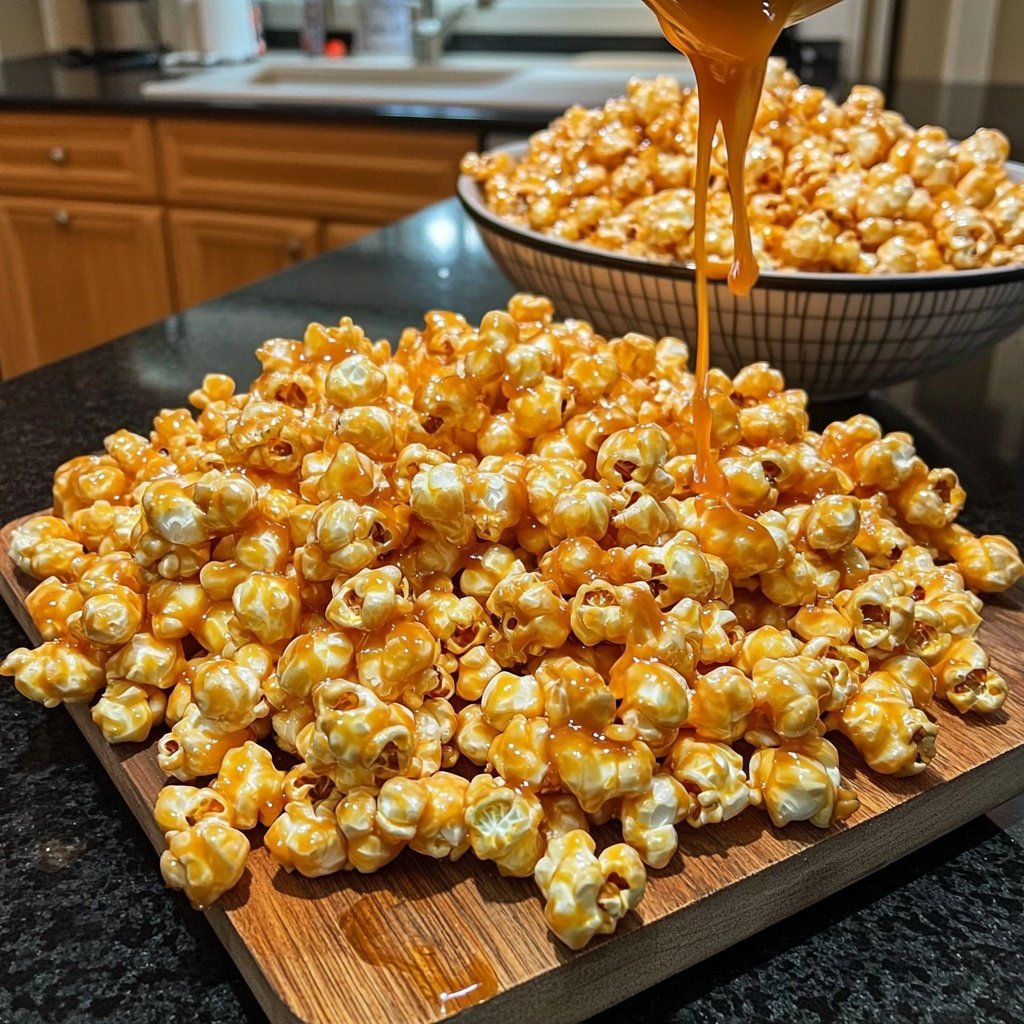 Quick Caramel Corn