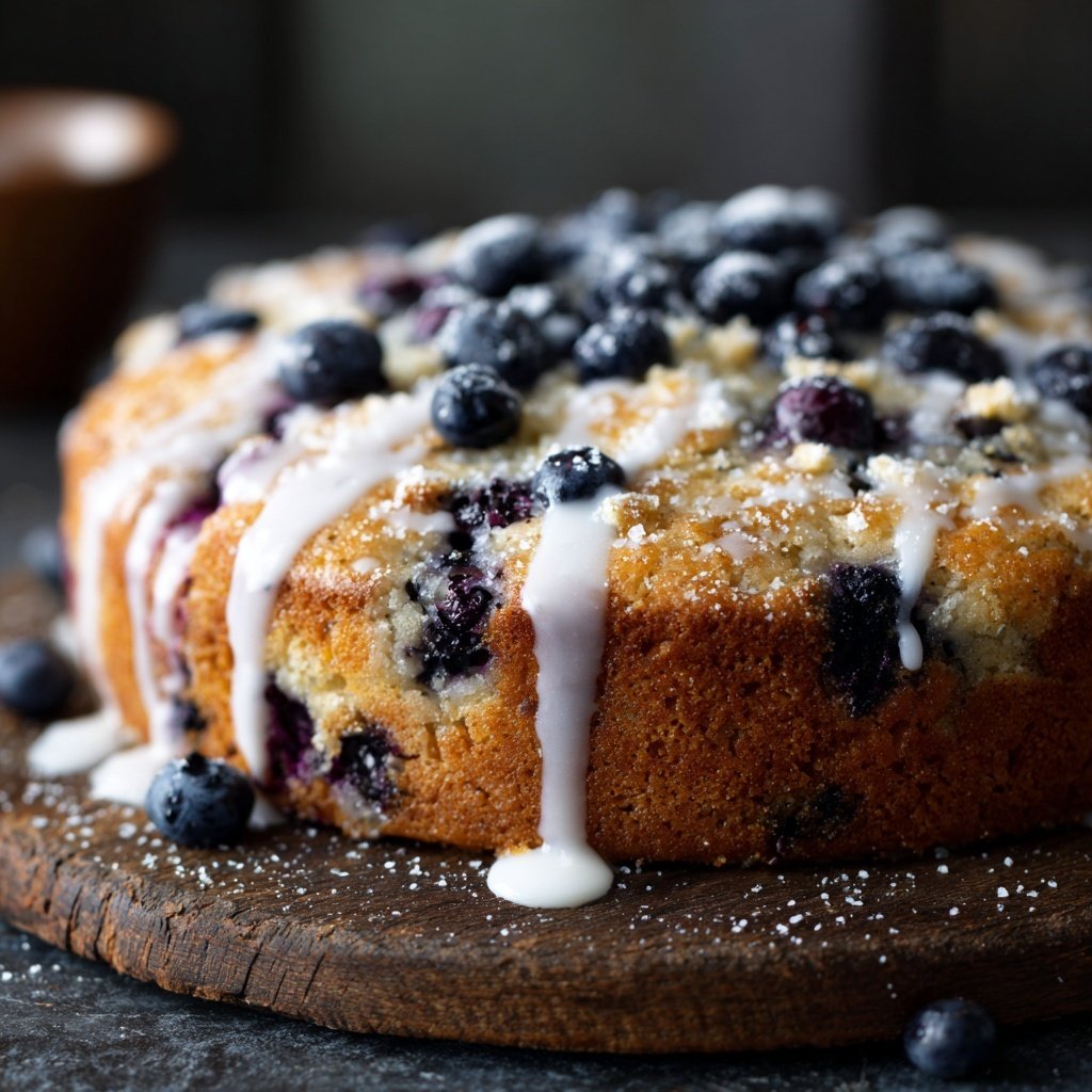 Blueberry Yogurt Breakfast Cake