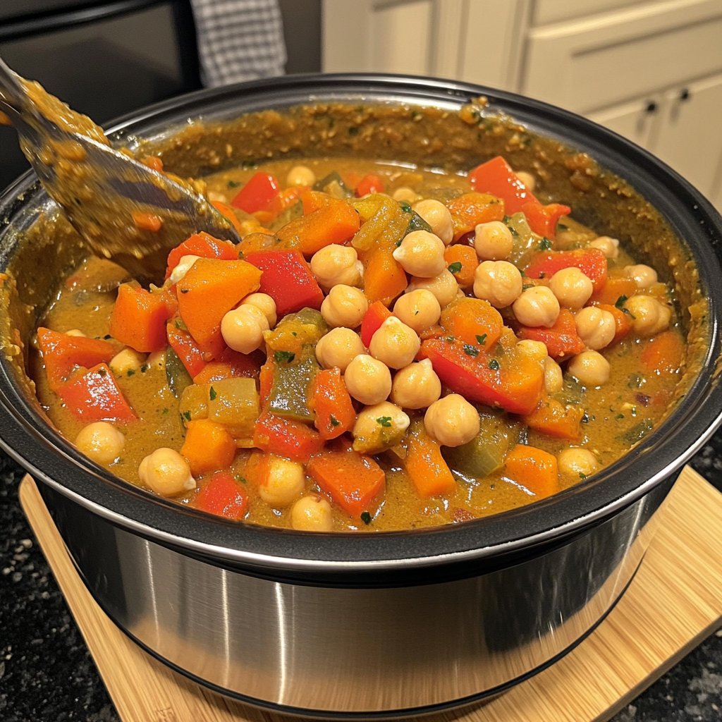 Healthy Crockpot Vegetable Curry