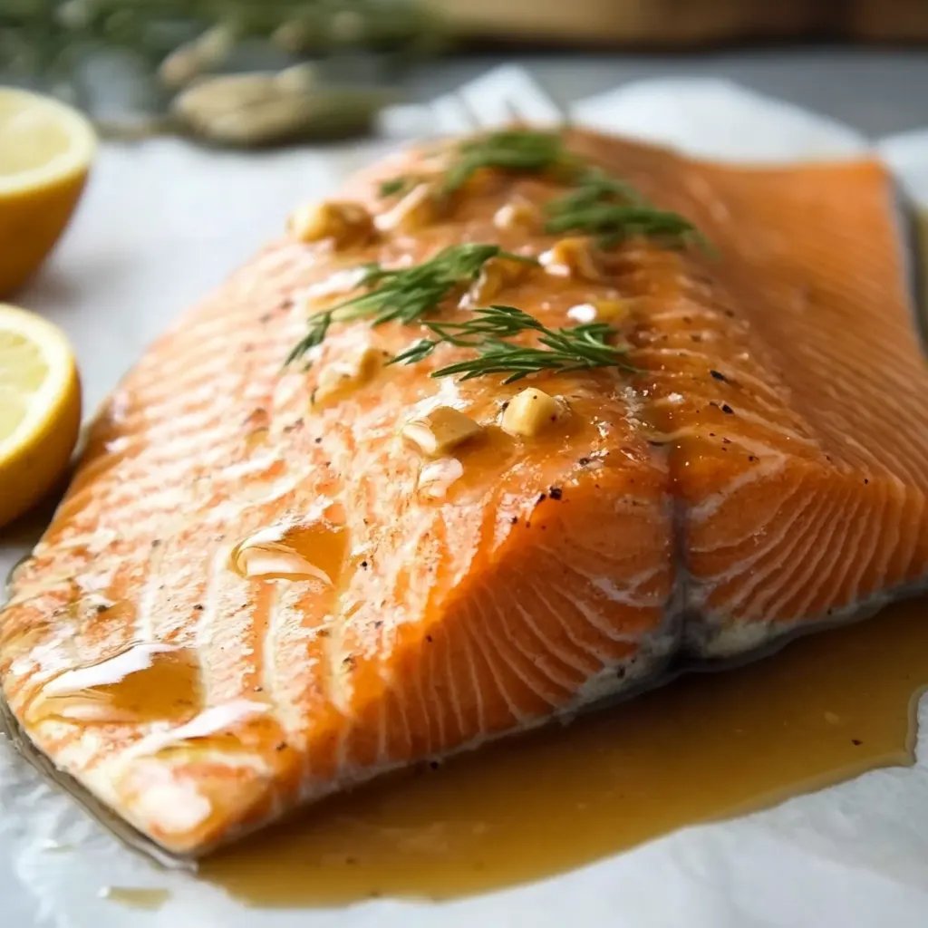 20 Minute Oven Baked Maple Dijon Salmon