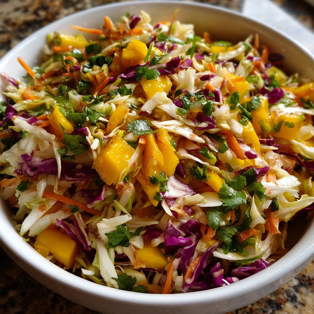 Jamaican Mango Slaw