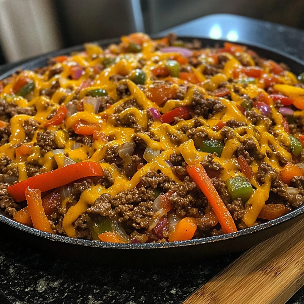Ground Beef Skillet Mexican Style