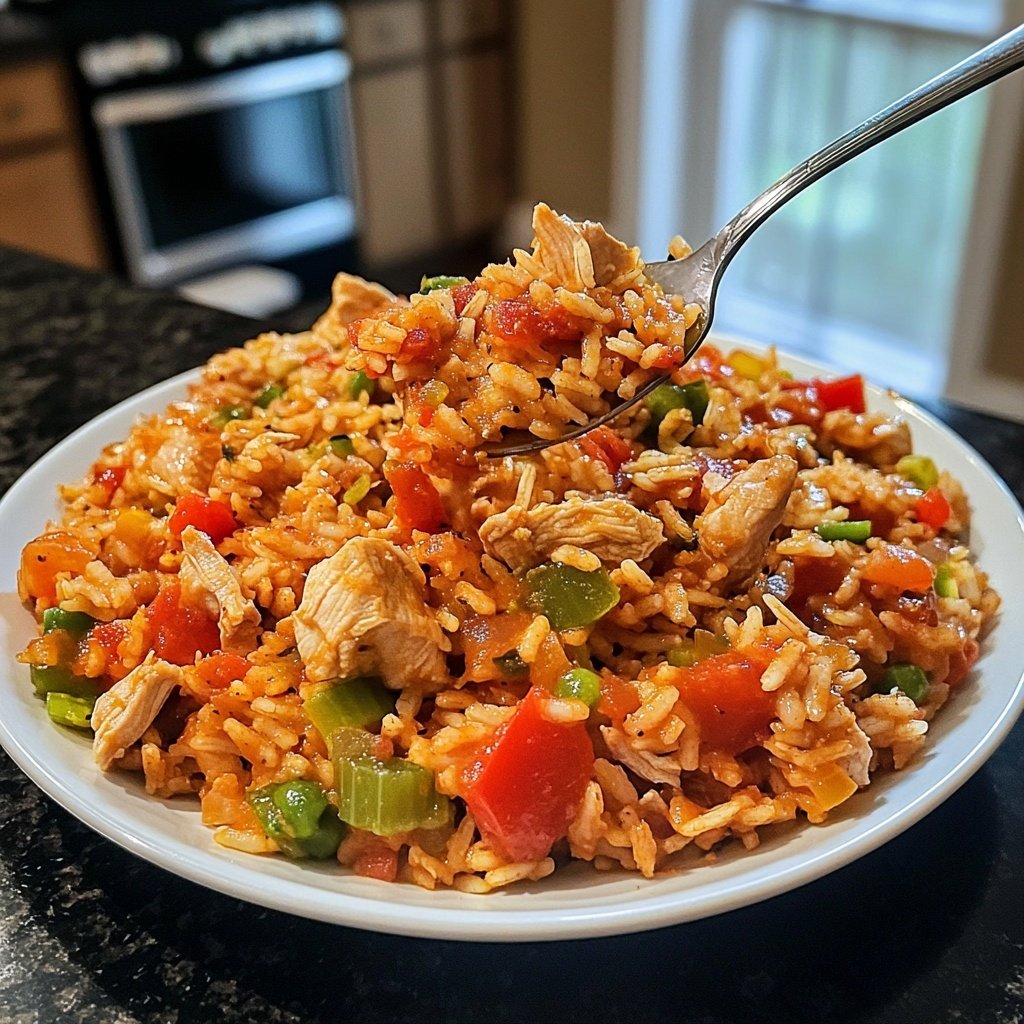 Simple Slow Cooker Chicken Jambalaya