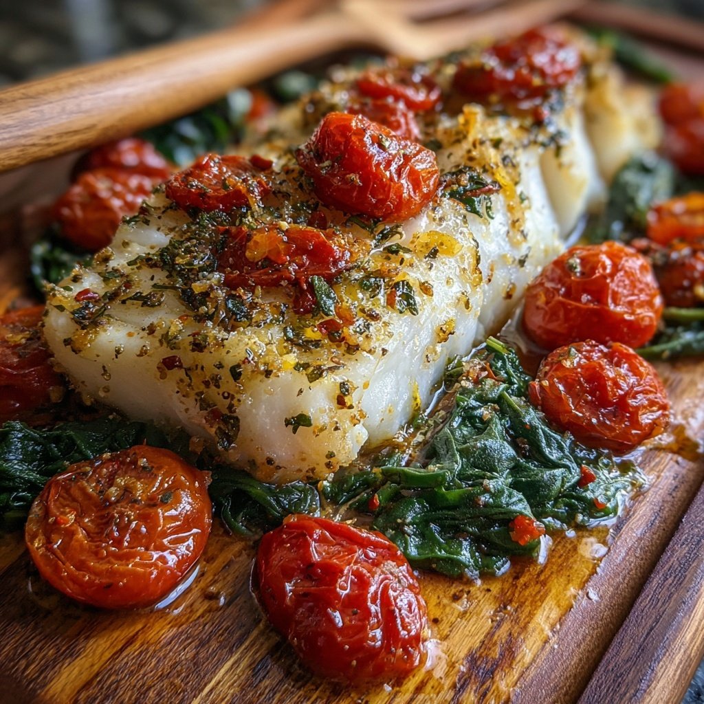 Easy Healthy Baked Cod Dinner