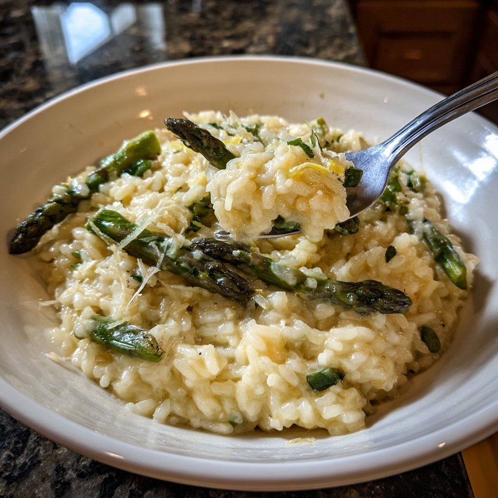 Romantic Asparagus Lemon Risotto