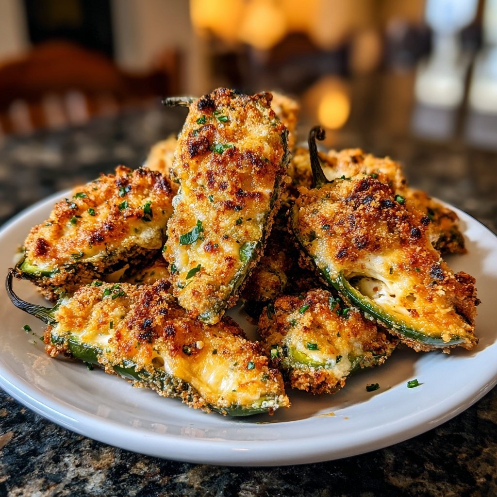 Jalapeno Poppers with Cheddar and Chives