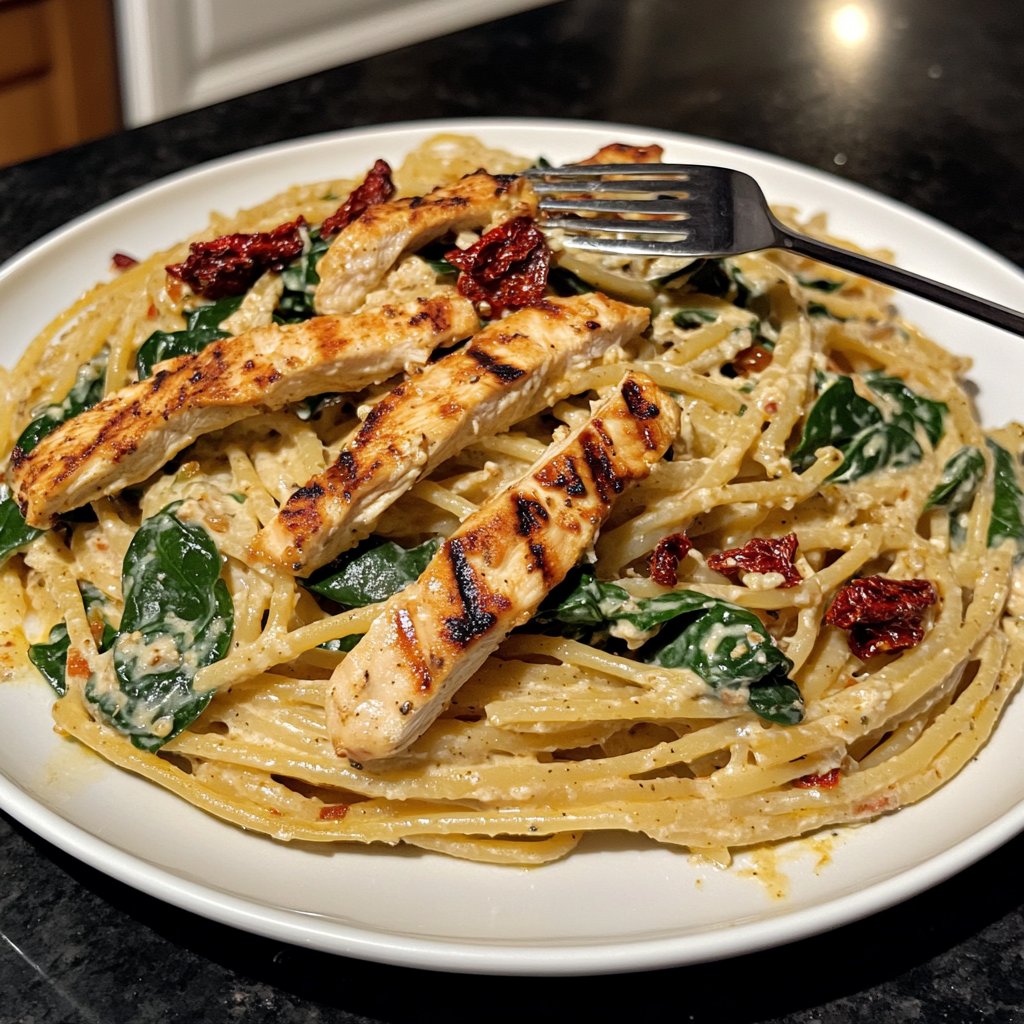 High Protein Chicken Pasta